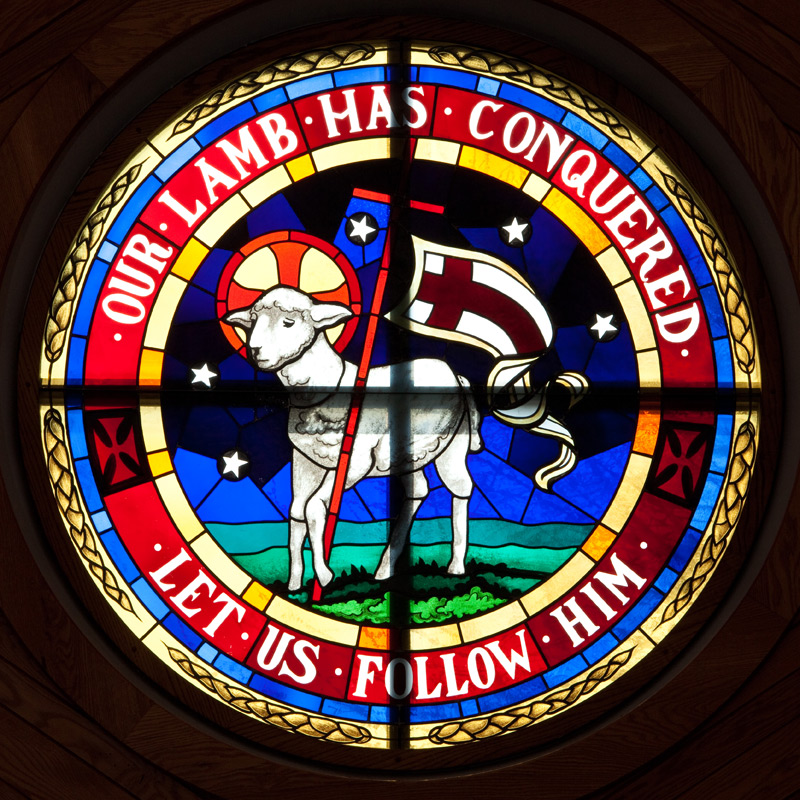 Auburn Campus Chaska stained glass window