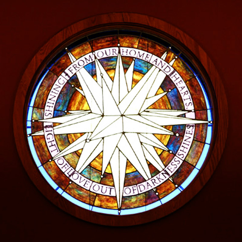 Auburn Campus Waconia stained glass window
