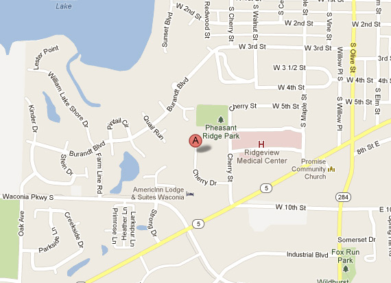 Cherry Drive map