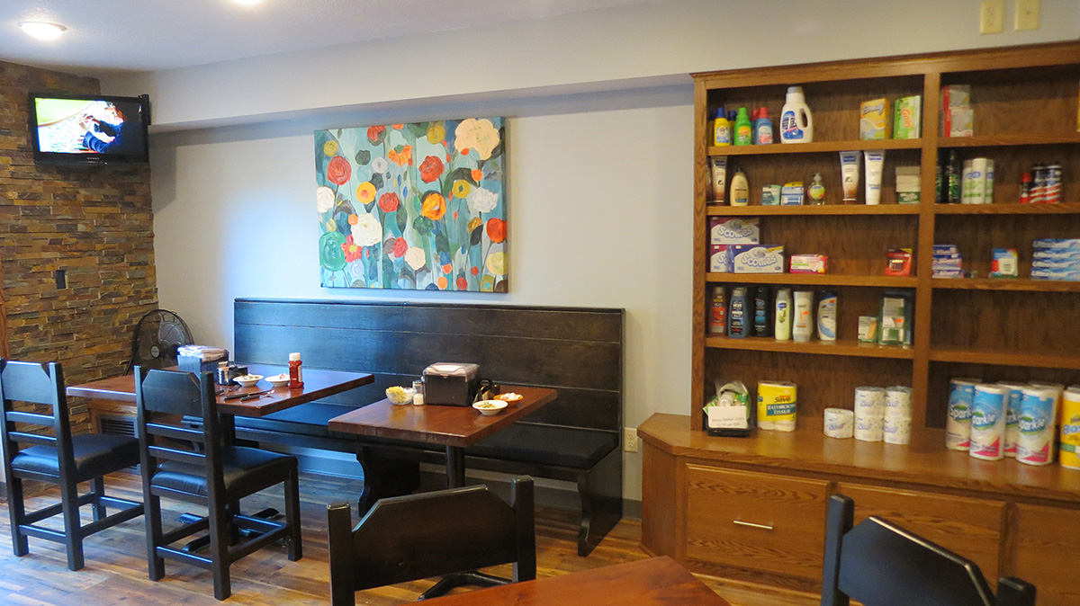Garden Cafe seating area