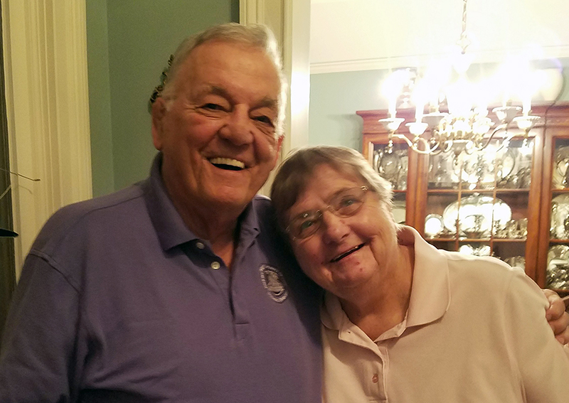 Lorraine Meuffels and her brother in Midland, Georgia