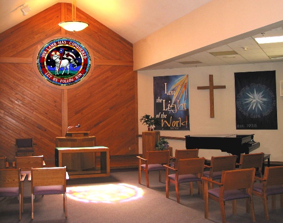 Interior photo of Auburn Chapel