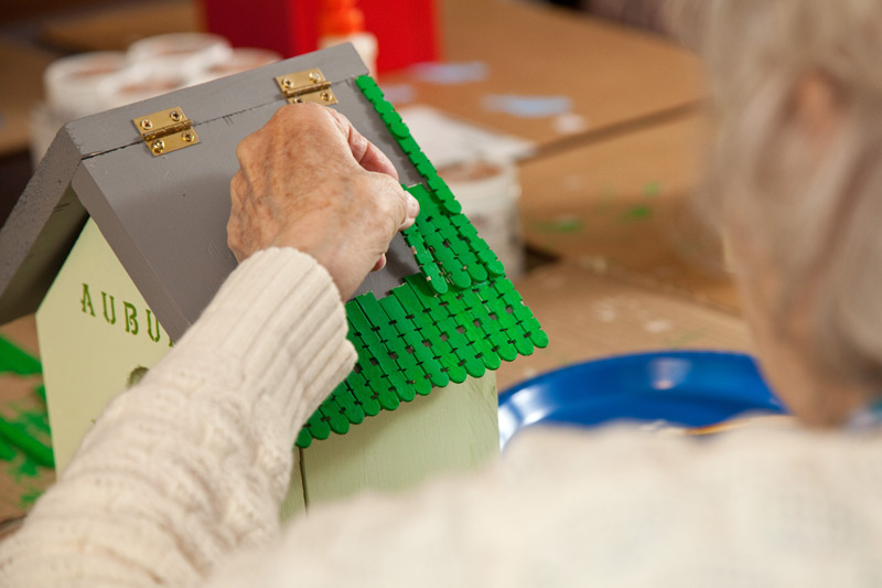 craft time at Auburn Meadows